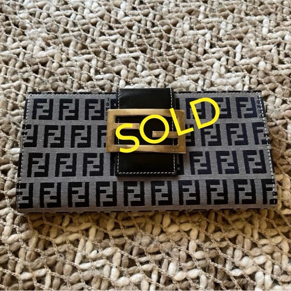 Authentic Fendi Monogram Wallet XXSOLDXX